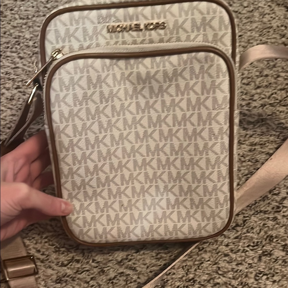 Michael Kors Beige Crossbody Bag